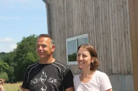 Christophe et Aurélia Opoix, maraîchers biologiques à Boutigny 77470 depuis 2010.